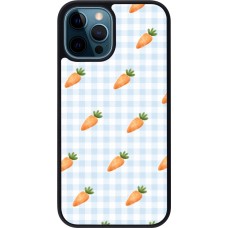 iPhone 12 / 12 Pro Case Hülle - Silikon schwarz Easter 2026 Pattern carrots
