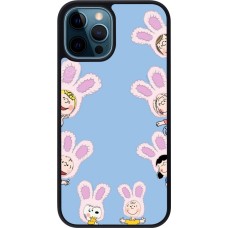 iPhone 12 / 12 Pro Case Hülle - Silikon schwarz Easter 2026 Snoopy