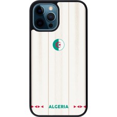 iPhone 12 / 12 Pro Case Hülle - Silikon schwarz Algerien 2026 personalisierbares Fussballtrikot