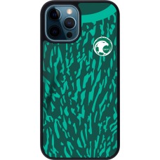 iPhone 12 / 12 Pro Case Hülle - Silikon schwarz Saudi-Arabien 2022 personalisierbares Fussballtrikot