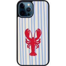 iPhone 12 / 12 Pro Case Hülle - Silikon schwarz Red lobster 2026