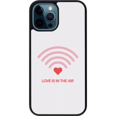 Coque iPhone 12 / 12 Pro - Silicone rigide noir Saint Valentines Day 26 Love is in the air