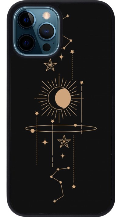 iPhone 12 / 12 Pro Case Hülle - Silikon schwarz Spring 23 astro