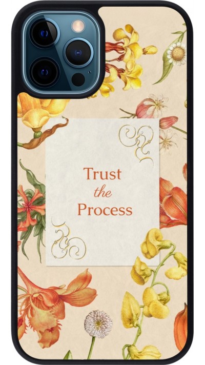 iPhone 12 / 12 Pro Case Hülle - Silikon schwarz Trust the process 2026