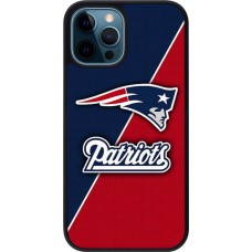 iPhone 12 / 12 Pro Case Hülle - Silikon schwarz Super Bowl 26 Patriots 1
