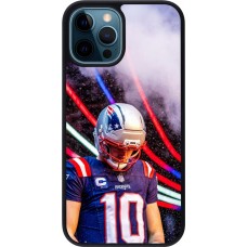 iPhone 12 / 12 Pro Case Hülle - Silikon schwarz Super Bowl 26 Patriots 3
