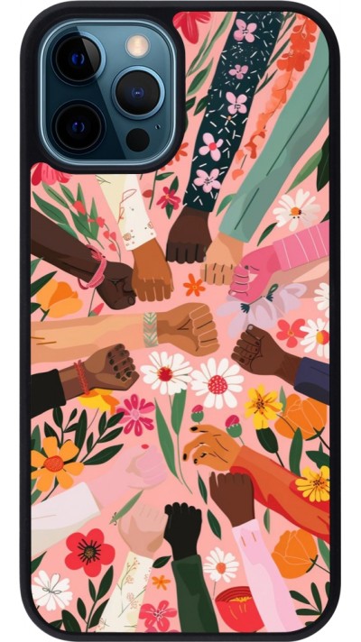 iPhone 12 / 12 Pro Case Hülle - Silikon schwarz Womens day 2026 8