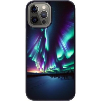 iPhone 12 Pro Max Case Hülle - Funkelndes Nordlicht