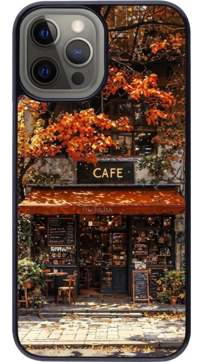 iPhone 12 Pro Max Case Hülle - Autumn 25 Coffee shop