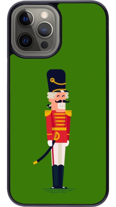 iPhone 12 Pro Max Case Hülle - Christmas 25 Nutcracker Green
