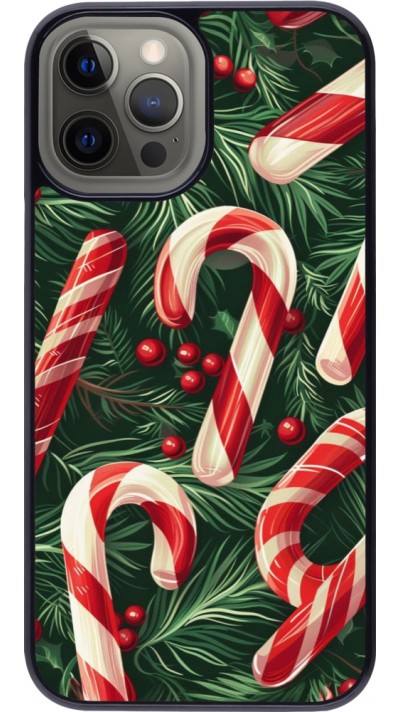 iPhone 12 Pro Max Case Hülle - Christmas 25 Xmas Stick