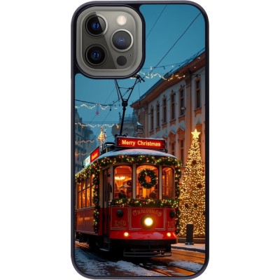 iPhone 12 Pro Max Case Hülle - Christmas 25 Xmas Train