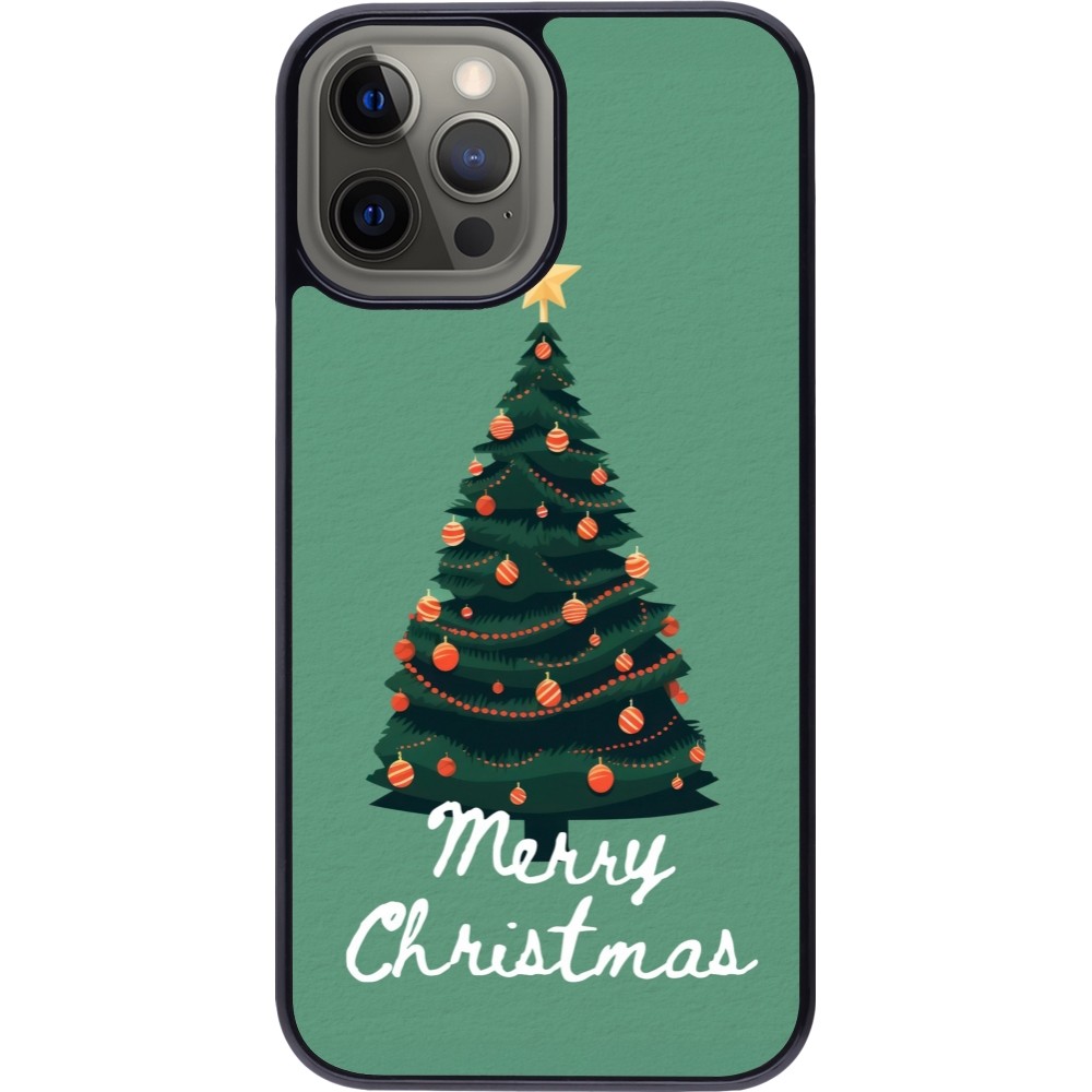iPhone 12 Pro Max Case Hülle - Christmas 25 Xmas Tree