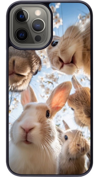 iPhone 12 Pro Max Case Hülle - Easter 2026 Rabbits