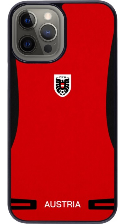 iPhone 12 Pro Max Case Hülle - O?sterreich 2026 personalisierbares Fussballtrikot