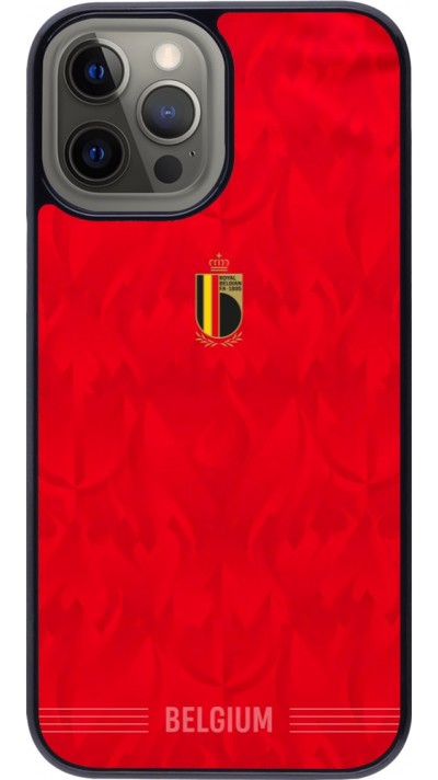 iPhone 12 Pro Max Case Hülle - Belgien 2026 personalisierbares Fussballtrikot