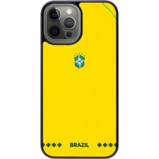 iPhone 12 Pro Max Case Hülle - Brasilien 2026 personalisierbares Fussballtrikot