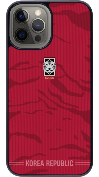 iPhone 12 Pro Max Case Hülle - Südkorea 2026 personalisierbares Fussballtrikot