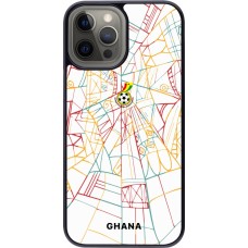 iPhone 12 Pro Max Case Hülle - Ghana 2026 personalisierbares Fussballtrikot