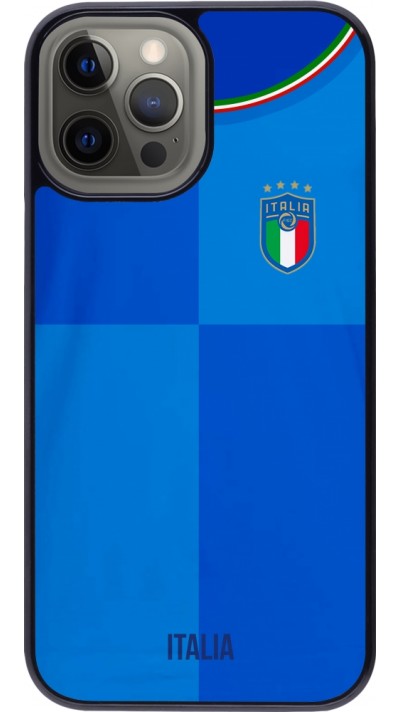 iPhone 12 Pro Max Case Hülle - Italien 2022 personalisierbares Fußballtrikot
