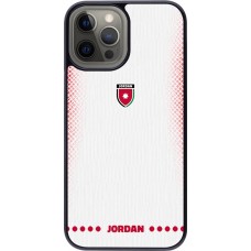 iPhone 12 Pro Max Case Hülle - Jordanien 2026 personalisierbares Fussballtrikot