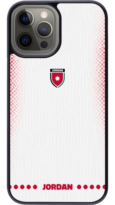iPhone 12 Pro Max Case Hülle - Jordanien 2026 personalisierbares Fussballtrikot
