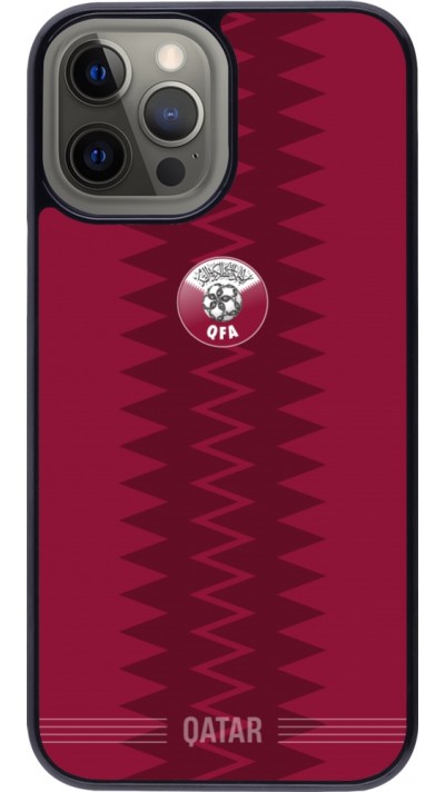 iPhone 12 Pro Max Case Hülle - Qatar 2026 personalisierbares Fussballtrikot