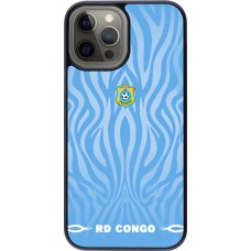 iPhone 12 Pro Max Case Hülle - Demokratische Republik Kongo 2026 personalisierbares Fussballtrikot