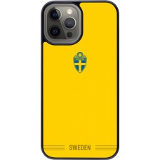 iPhone 12 Pro Max Case Hülle - Schweden 2026 personalisierbares Fussballtrikot