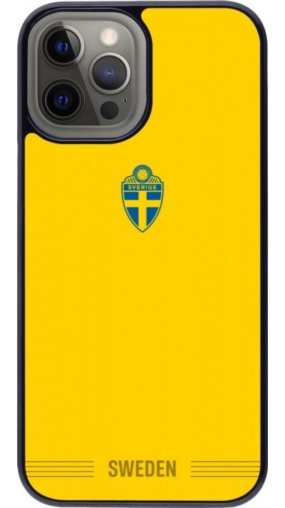 iPhone 12 Pro Max Case Hülle - Schweden 2026 personalisierbares Fussballtrikot