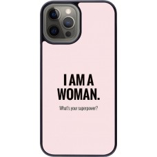 Hülle iPhone 12 Pro Max - I am a woman