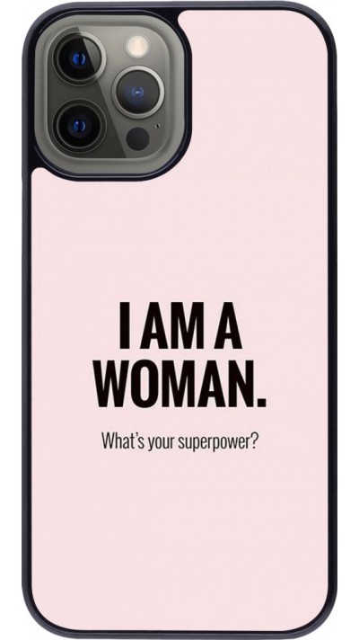 Hülle iPhone 12 Pro Max - I am a woman