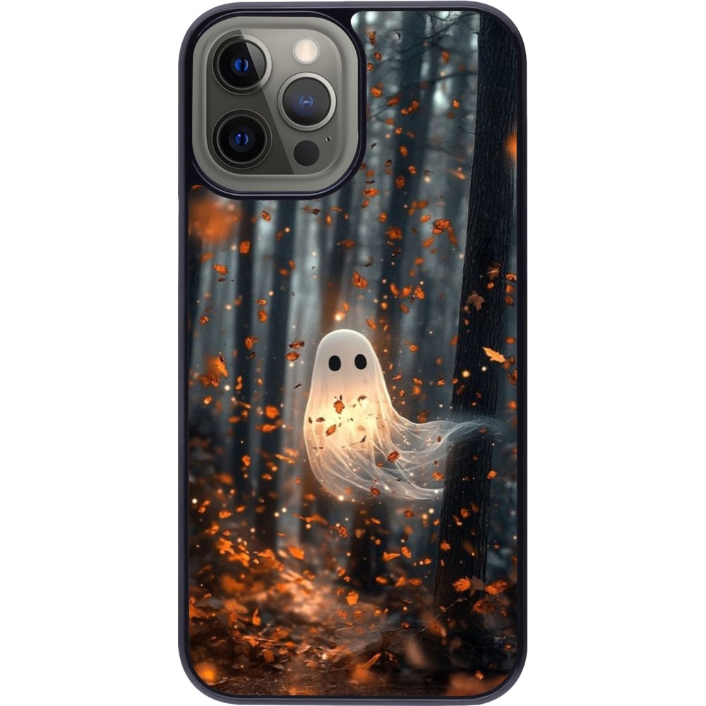 iPhone 12 Pro Max Case Hülle - Halloween 2025 Ghost in the forest
