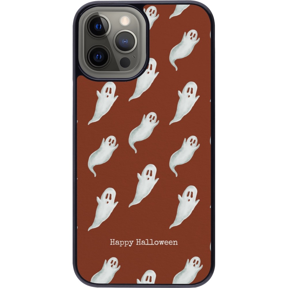 iPhone 12 Pro Max Case Hülle - Halloween 2025 Pattern of ghosts