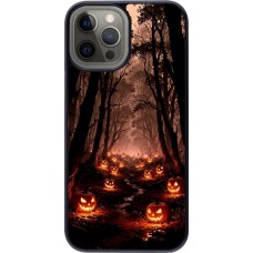 iPhone 12 Pro Max Case Hülle - Halloween 2025 Road of Terrifying Pumpkins