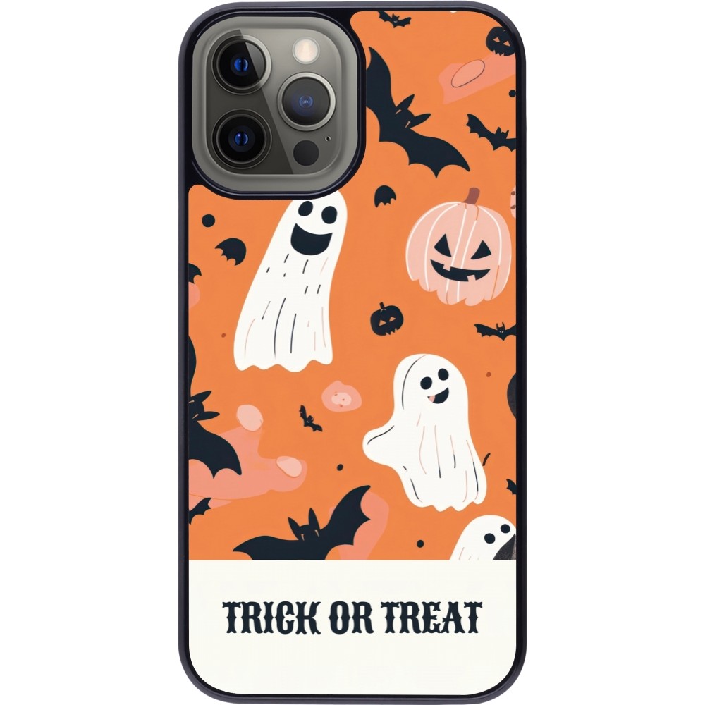 iPhone 12 Pro Max Case Hülle - Halloween 2025 Trick treat