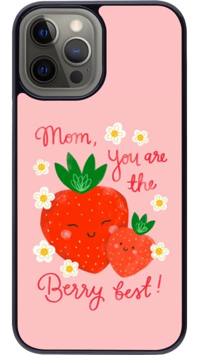 iPhone 12 Pro Max Case Hülle - Mom 2026 Berry best