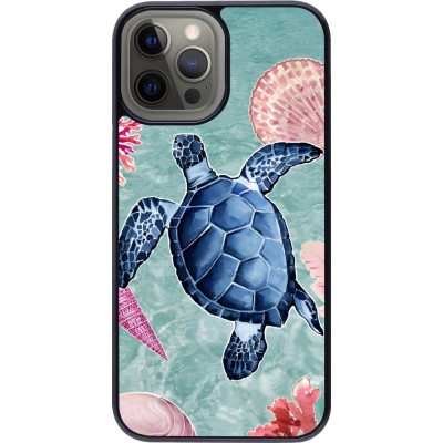 iPhone 12 Pro Max Case Hülle - Preppy Turtle