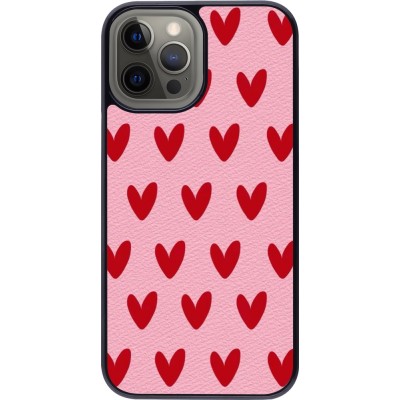 iPhone 12 Pro Max Case Hülle - Saint Valentines Day 26 Pattern heart