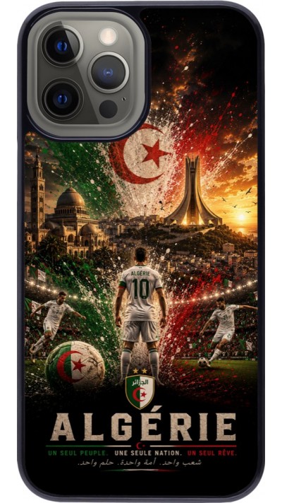 iPhone 12 Pro Max Case Hülle - Fussball Algerien splash 2026