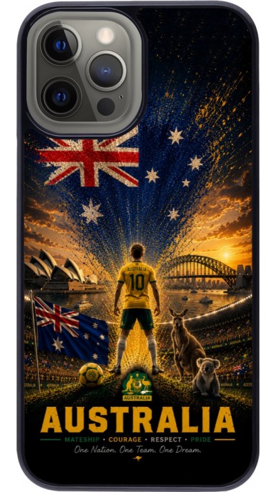 iPhone 12 Pro Max Case Hülle - Fussball Australien splash 2026