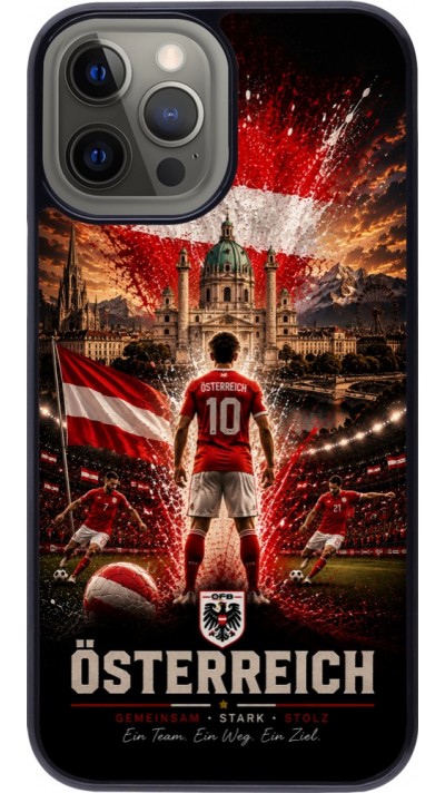 iPhone 12 Pro Max Case Hülle - Fussball Österreich splash 2026