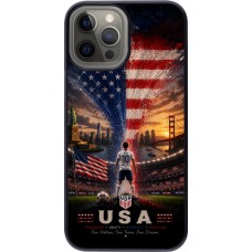 iPhone 12 Pro Max Case Hülle - Fussball Vereinigten Staaten splash 2026