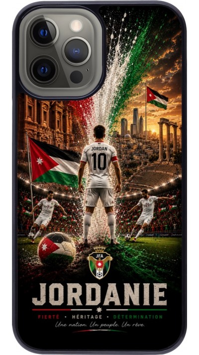 iPhone 12 Pro Max Case Hülle - Fussball Jordanien splash 2026