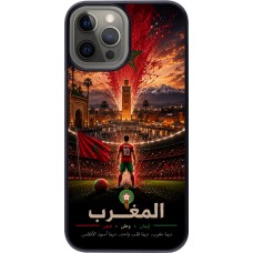 iPhone 12 Pro Max Case Hülle - Fussball Marokko splash 2026