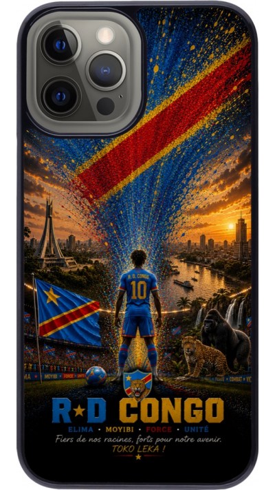 iPhone 12 Pro Max Case Hülle - Fussball Demokratische Republik Kongo splash 2026