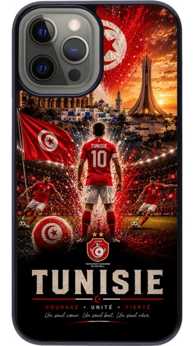 iPhone 12 Pro Max Case Hülle - Fussball Tunesien splash 2026