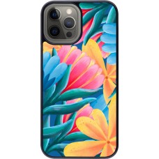 iPhone 12 Pro Max Case Hülle - Spring 23 colorful flowers