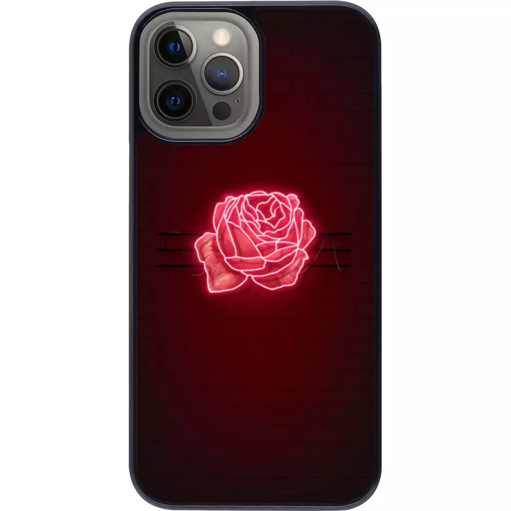 iPhone 12 Pro Max Case Hülle - Spring 23 neon rose
