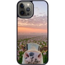 iPhone 12 Pro Max Case Hülle - Cow with tulips 2026